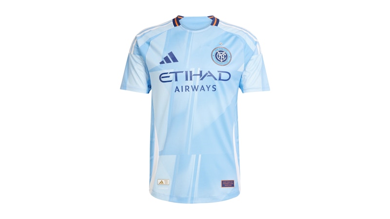 adidas New York City FC 25/26 Home Authentic Jersey Bahia Light Blue