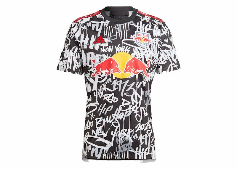 adidas New York Red Bulls 23/24 Third Jersey Black/Team Collegiate Red