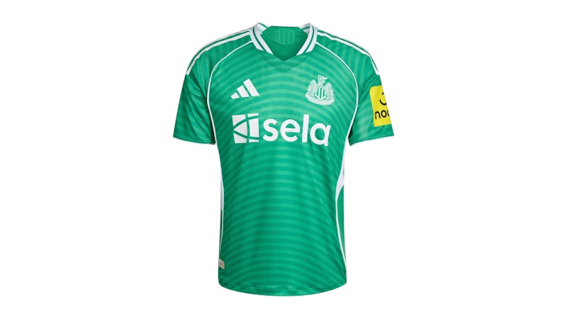 adidas Newcastle United FC 25/26 Away Authentic Jersey Team Green White
