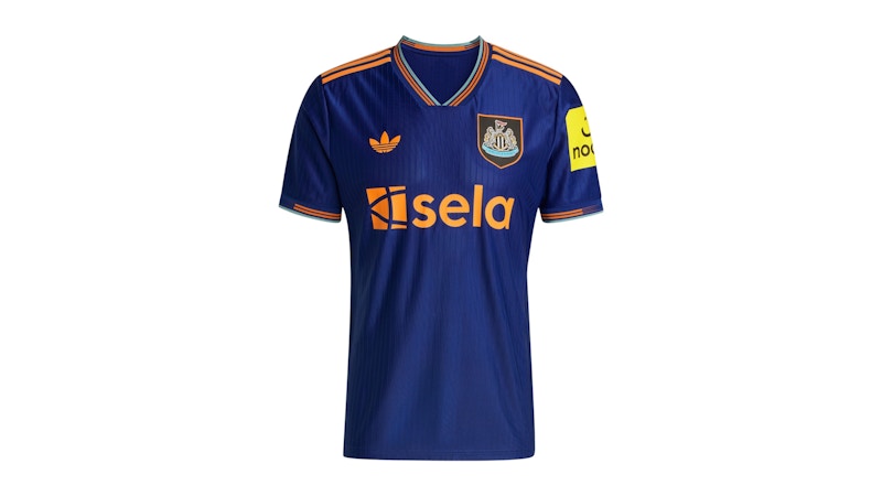 adidas Newcastle United FC 25/26 Third Authentic Jersey Victory Blue Bahia Orange