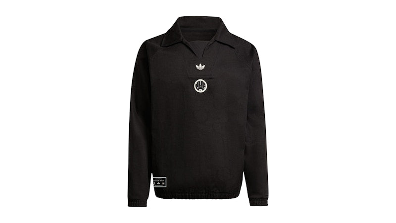 adidas Newcastle United FC Terrace Icons Drill Sweatshirt Black