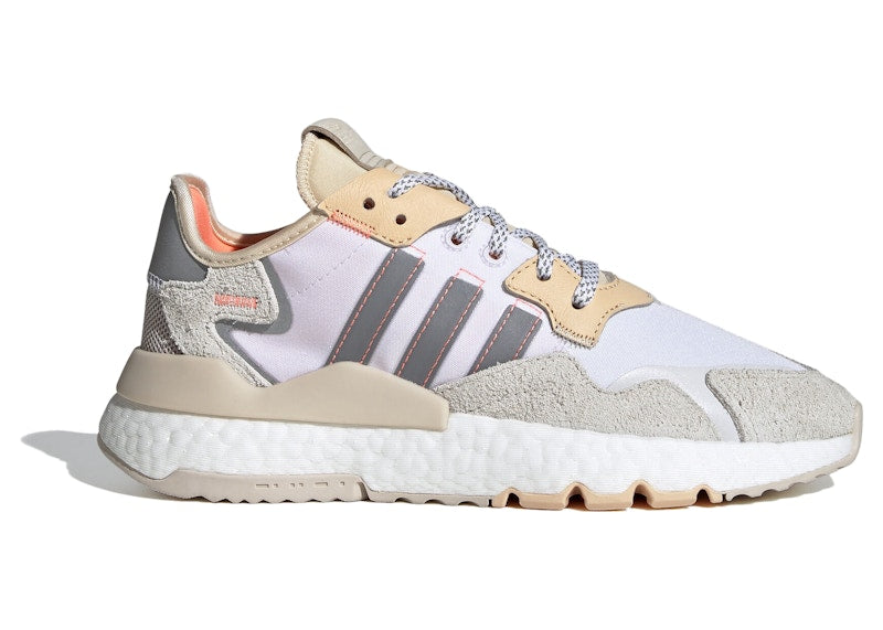adidas Nite Jogger White Glow Orange (Women's)