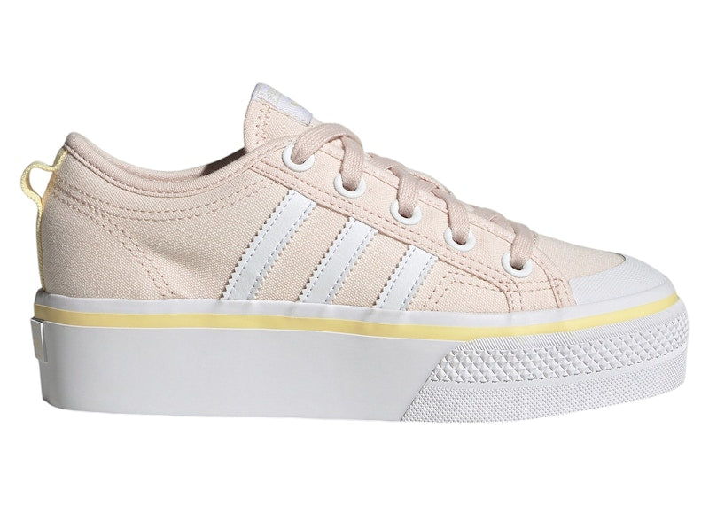 adidas Nizza Platform Wonder Quartz Cloud White Almost Yellow (GS)