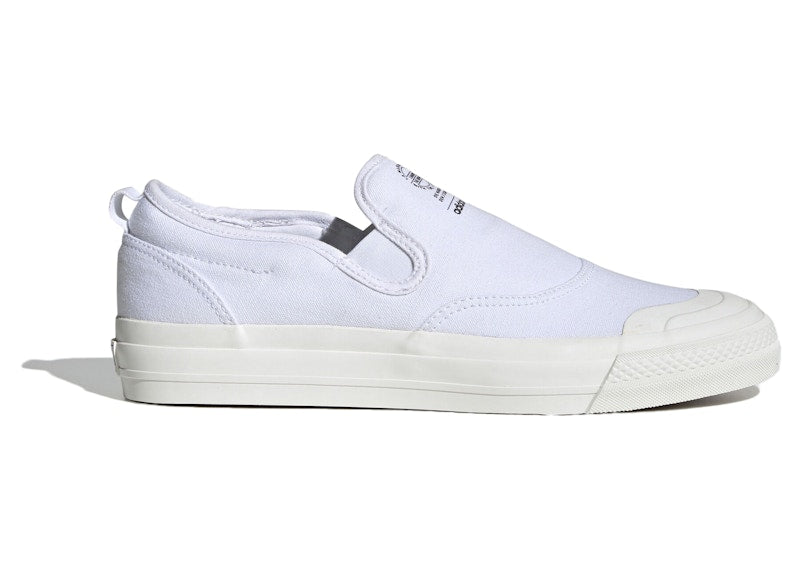 adidas Nizza RF Slip-On Triple White