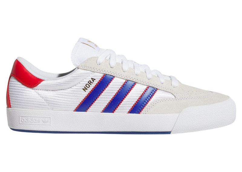 adidas Nora Cloud White Royal Blue Better Scarlet