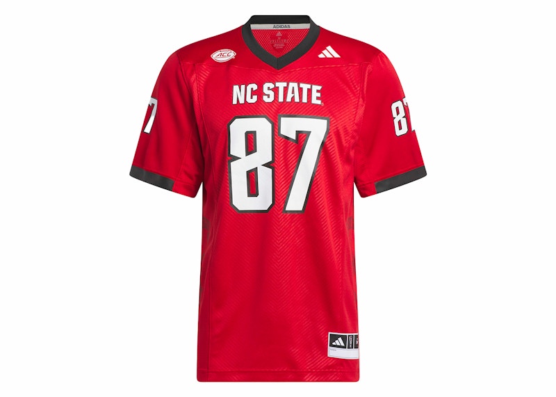 adidas North Carolina State Football Off-Field Home Jersey Team Power Red