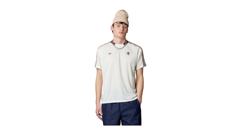 adidas Olympique Lyonnais Terrace Icons Jersey Ivory
