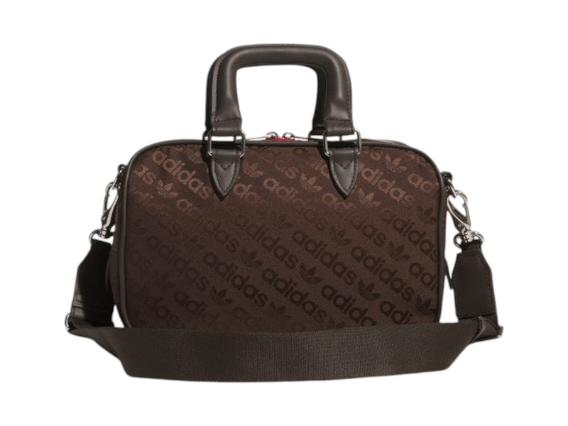 adidas Originals Golf Monogram Round Bag Dark Brown/Better Scarlet