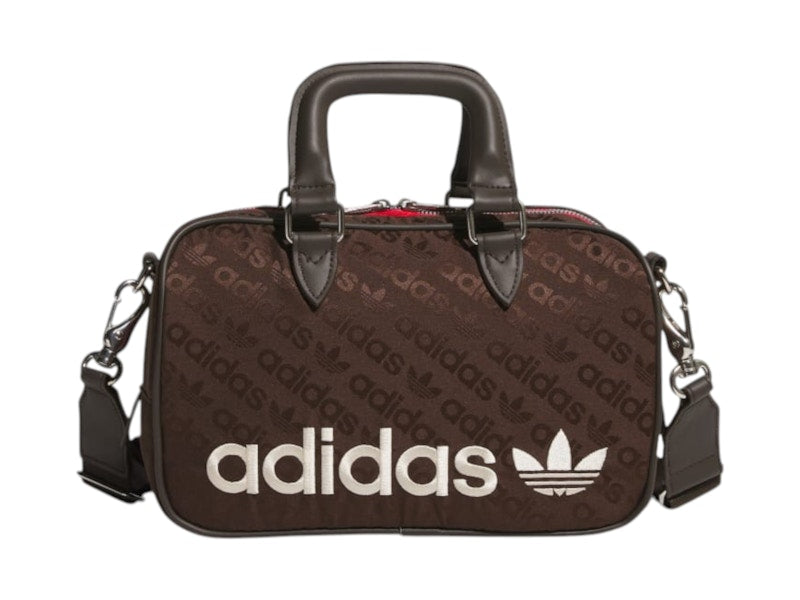adidas Originals Golf Monogram Round Bag Dark Brown/Better Scarlet