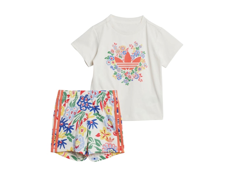 adidas Originals x Liberty London Kids Shorts And Tee Set Cloud White