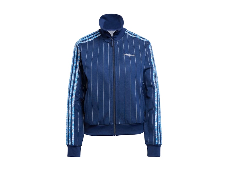 adidas Originals x Liberty London Tonal Blocked Track Top Night Indigo/Chalk White