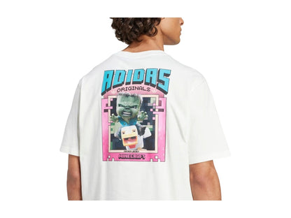 adidas Originals x Minecraft Graphic Tee Off White