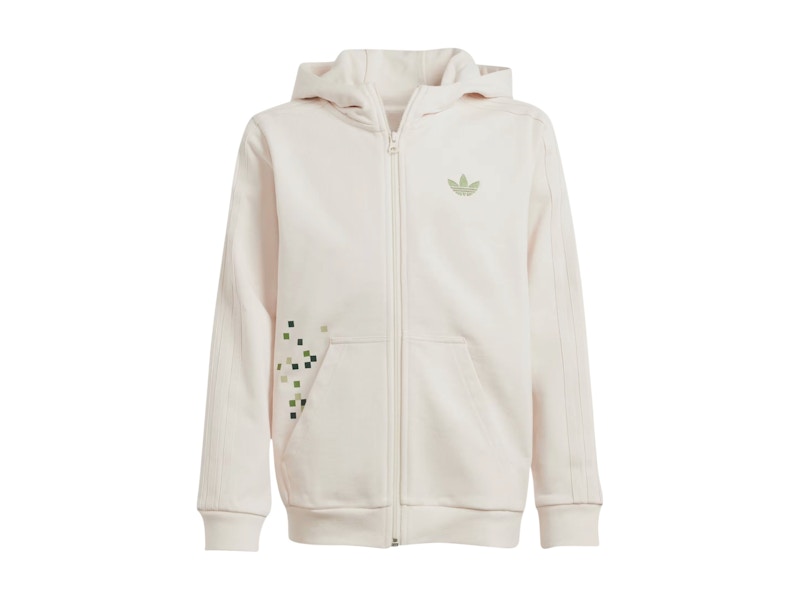 adidas Originals x Minecraft Kids Graphic Hoodie Wonder White