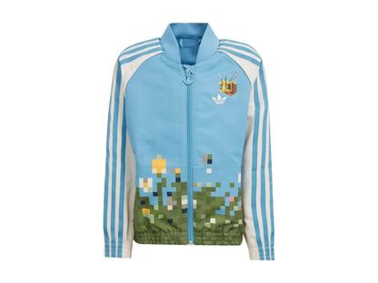adidas Originals x Minecraft Track Suit Set Hazy Blue/Wonder White