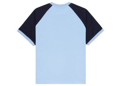 adidas Originals x Sporty & Rich Ringer Tee Baby Blue/Navy