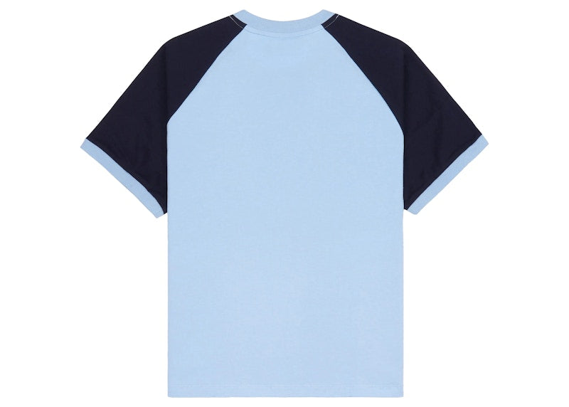 adidas Originals x Sporty & Rich Ringer Tee Baby Blue/Navy