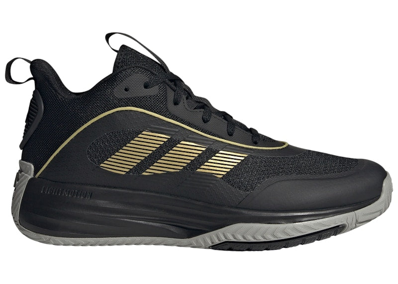 adidas Own The Game 3 Core Black Gold Metallic Mgh Solid Grey