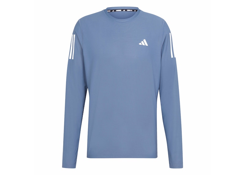 adidas Own The Run Long Sleeve Tee Preloved Ink