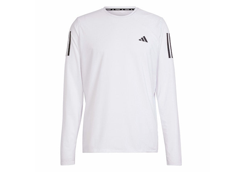 adidas Own The Run Long Sleeve Tee White
