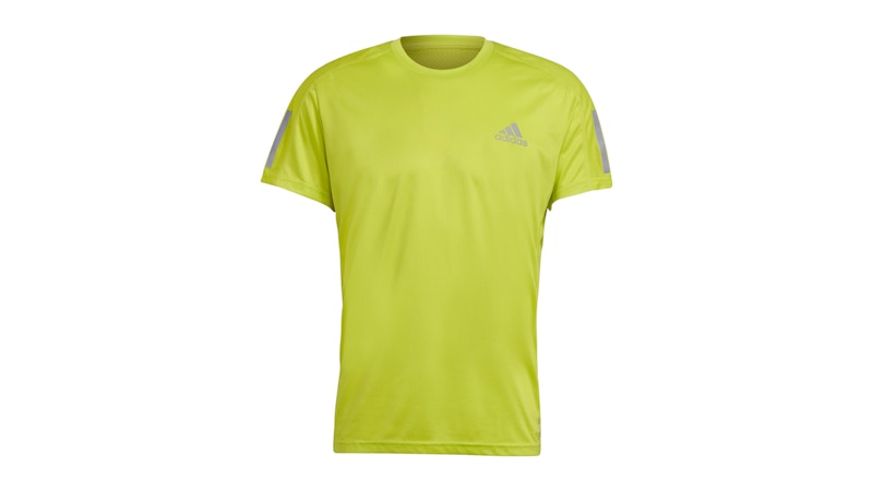 adidas Own The Run T-Shirt Acid Yellow