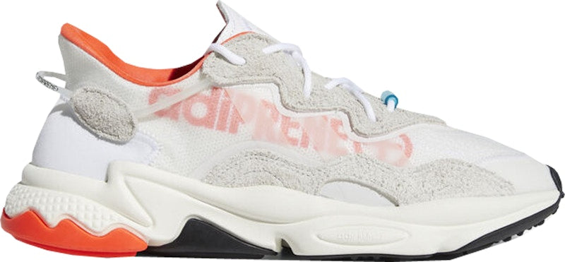 adidas Ozweego Big Logo White Solar Red