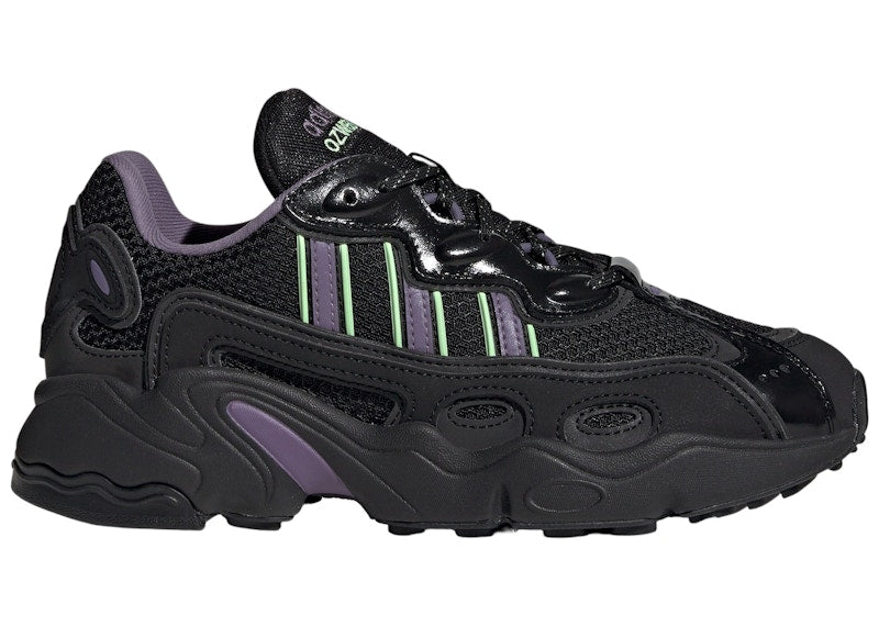 adidas Ozweego OG Core Black Shadow Violet Green Spark (Women's)
