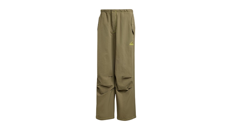adidas Parachute Tracksuit Bottoms Olive Strata