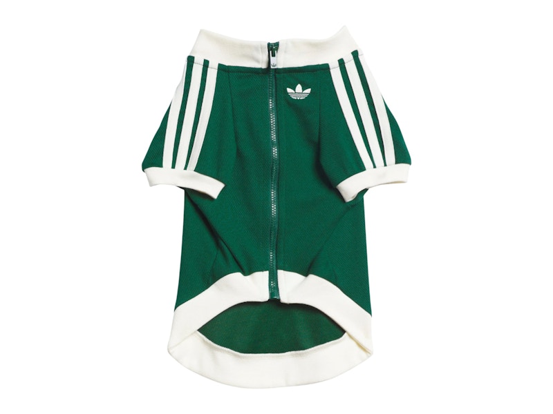adidas Pet Classic Knit Zipper Jacket Forest Green/Cream