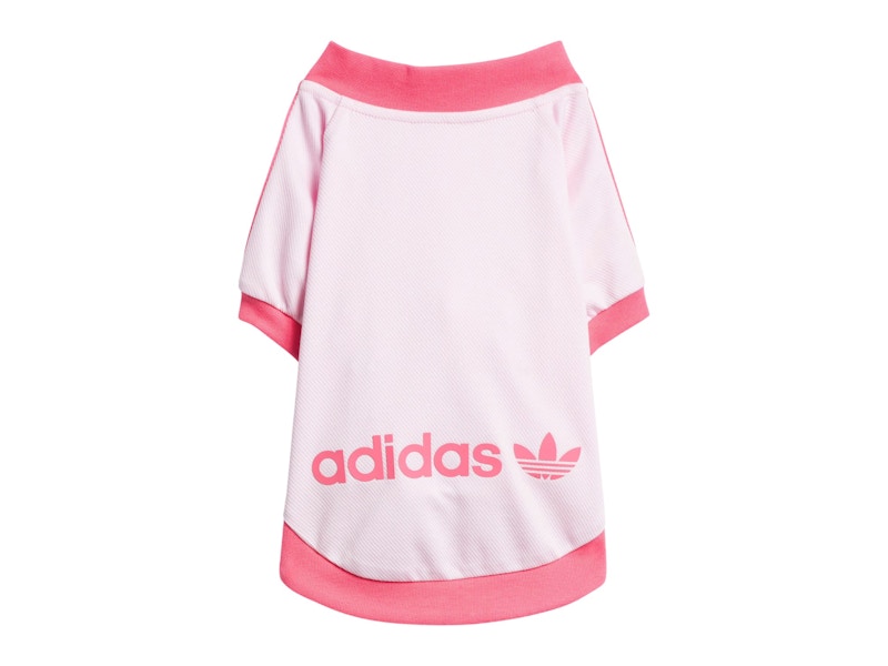 adidas Pet Classic Retro Waffle Sports Thin Jacket Clear Powder Pink/Natural Powder