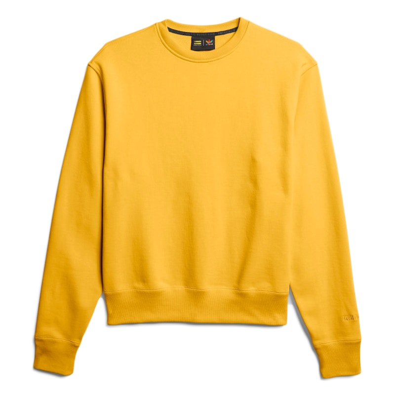 adidas Pharrell Williams Basics Crewneck Sweatshirt Bold Gold