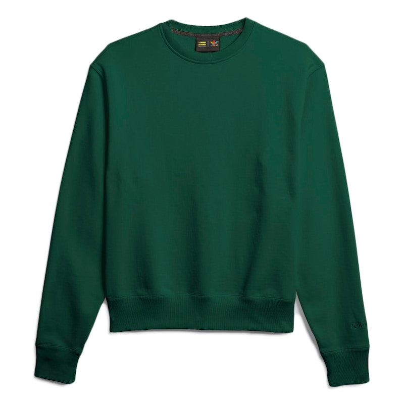 adidas Pharrell Williams Basics Crewneck Sweatshirt Dark Green