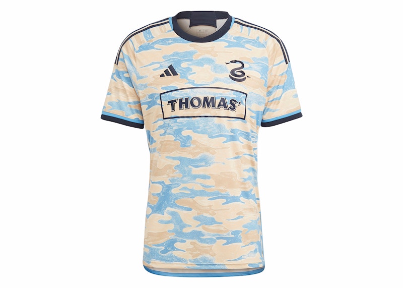 adidas Philadelphia Union 23/24 Away Authentic Jersey Sand Strata