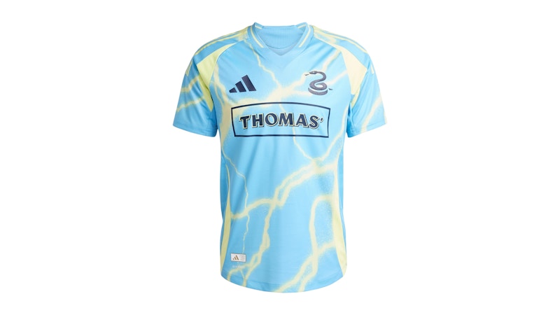 adidas Philadelphia Union 25/26 Away Authentic Jersey Semi Blue Burst