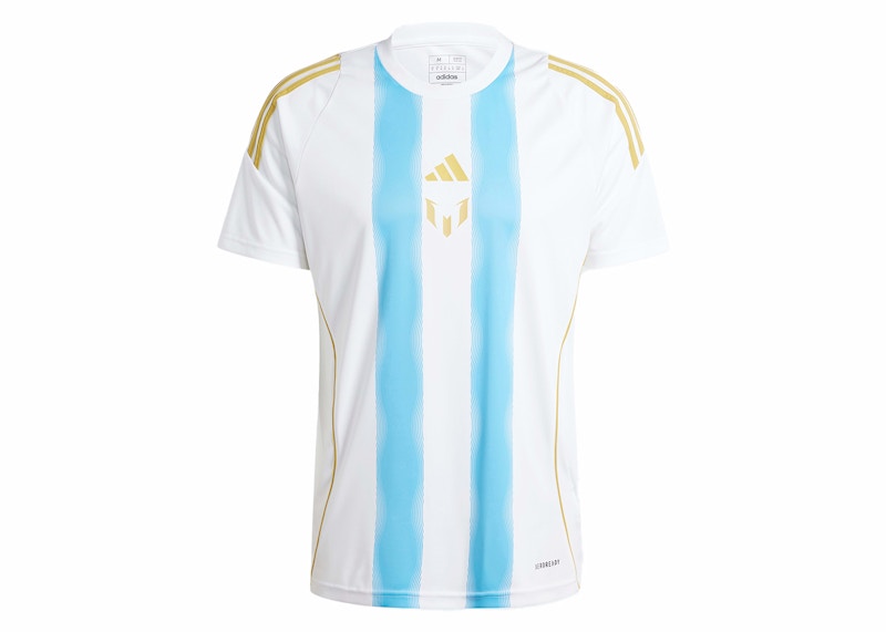 adidas Pitch 2 Street Messi Training Jersey White/Semi Blue Burst