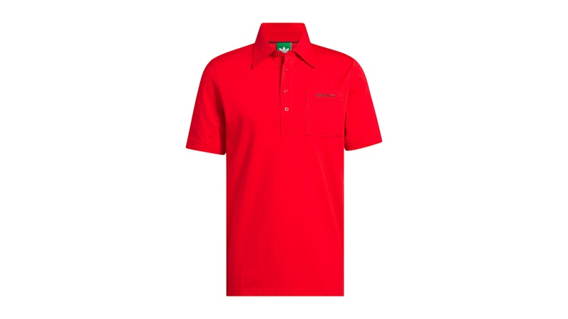 adidas Pocket Polo Shirt Better Scarlet