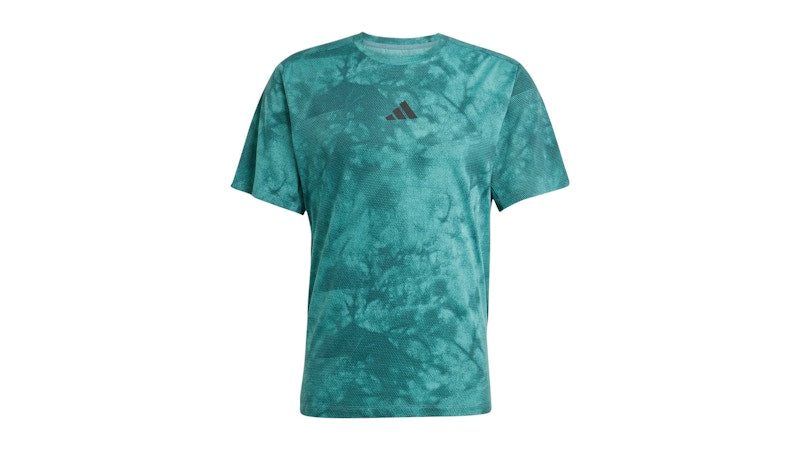 adidas Power Graphic Tee Powder Teal Preloved Teal Aurora Ivy