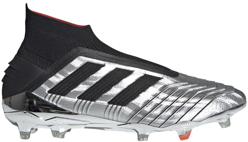 adidas Predator 19+ FG Silver Black Red