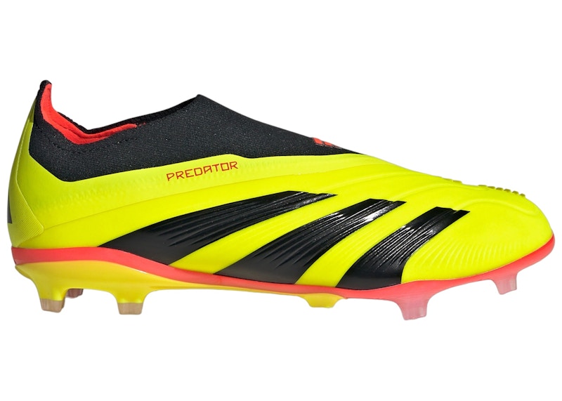 adidas Predator 24+ Laceless FG Team Solar Yellow Core Black Solar Red (GS)