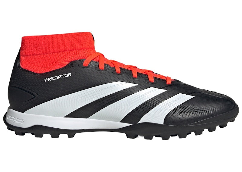 adidas Predator 24 League Turf Core Black Cloud White Solar Red