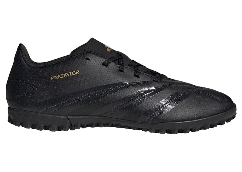adidas Predator Club Turf Core Black Carbon Gold Metallic