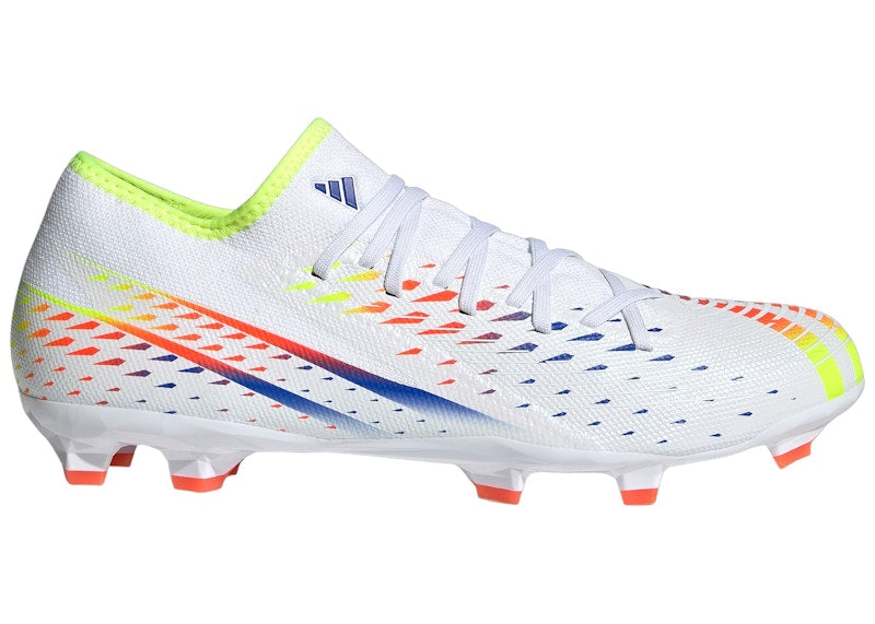 adidas Predator Edge.3 Low FG Cloud White Solar Yellow Power Blue
