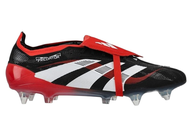 adidas Predator Elite BWR Fold-Over Tongue SG Core Black Cloud White Vivid Red