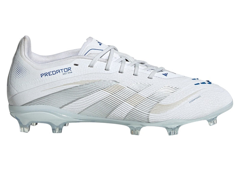 adidas Predator Elite FG Cloud White Silver Metallic Bright Royal (GS)