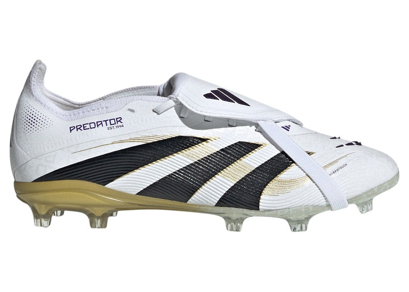 adidas Predator Elite Fold-Over Tongue FG Cloud White Core Black Gold Metallic (GS)