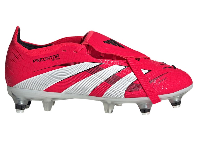adidas Predator Elite Fold-Over Tongue SG Lucid Red Cloud White Core Black (GS)