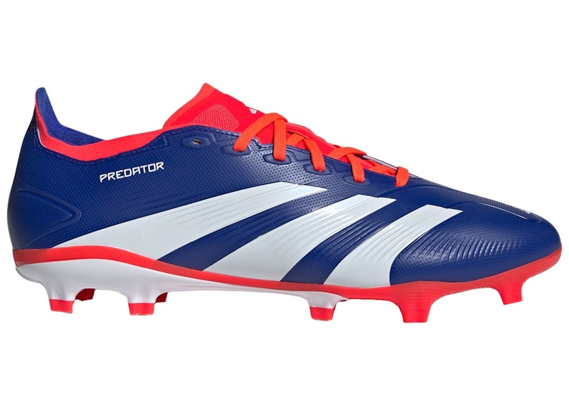 adidas Predator League FG Lucid Blue Cloud White Solar Red
