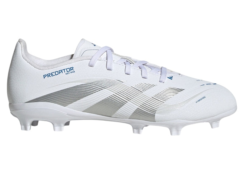 adidas Predator League FG/MG Cloud White Silver Metallic Bright Royal (GS)