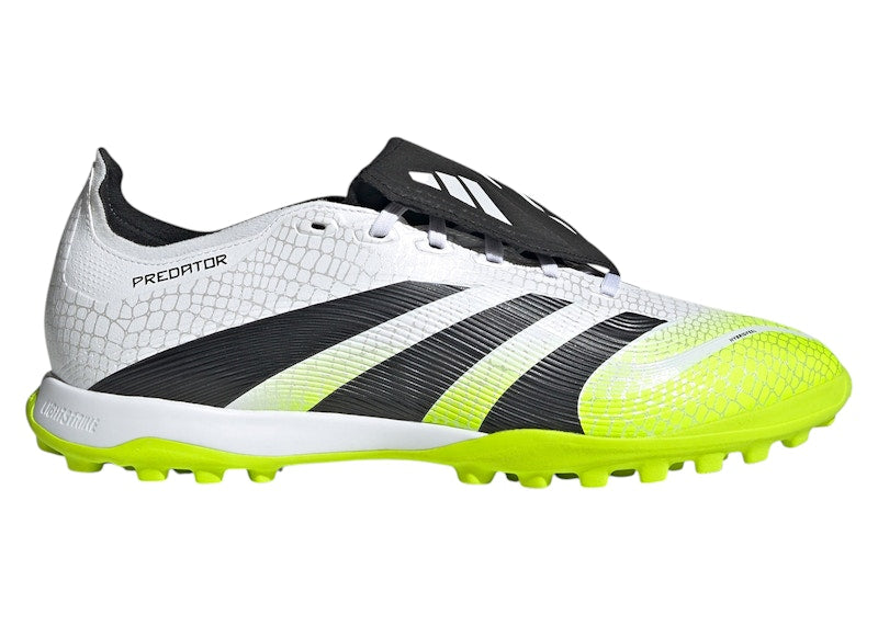 adidas Predator League Fold-Over Tongue TF Cloud White Core Black Lucid Lemon
