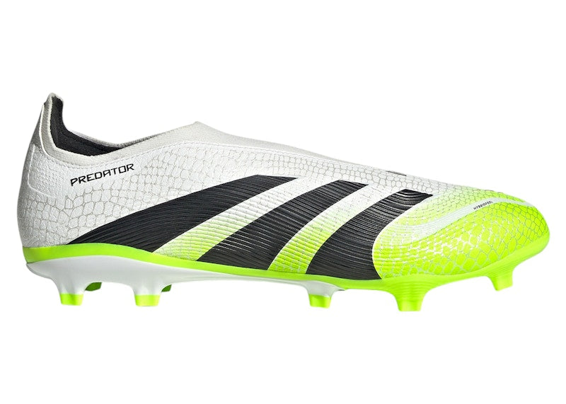 adidas Predator League Laceless FG/MG Cloud White Core Black Lucid Lemon