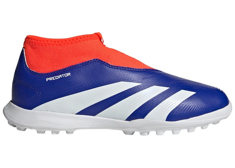adidas Predator League Laceless Turf Lucid Blue Cloud White Solar Red (GS)